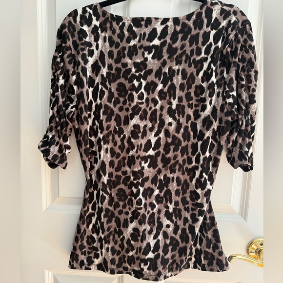 Style & Co Animal Print Blouse – Size Large - Picture 8 of 8
